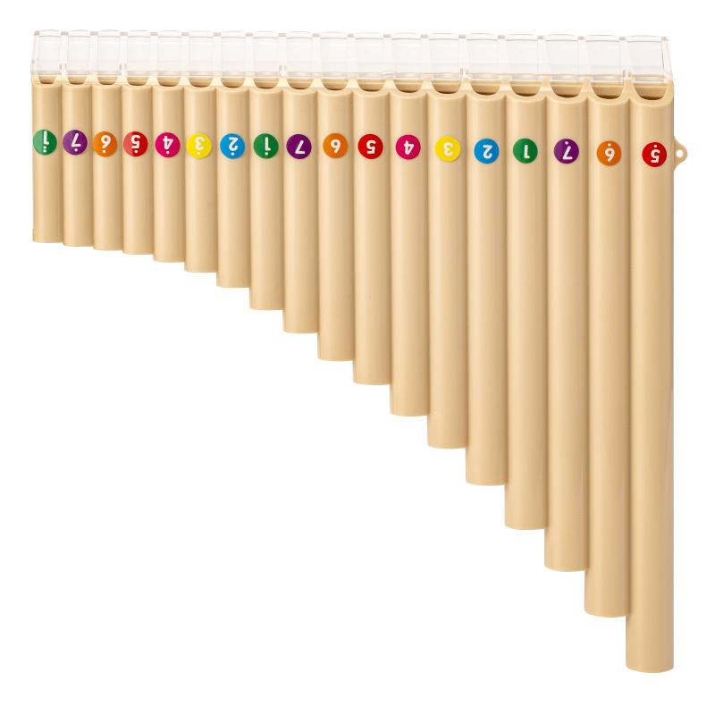 18 Pipes Pan Flute Resin C Tone Easy Learn Pan Flute