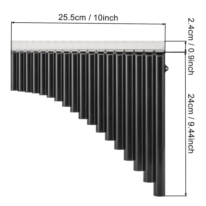 18 Pipes Pan Flute Resin C Tone Easy Learn Pan Flute