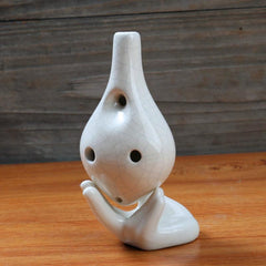 Long Mouth Crackle 6 hole Ocarina Ethnic Musical Instrument