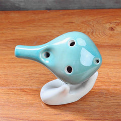 Long Mouth Crackle 6 hole Ocarina Ethnic Musical Instrument