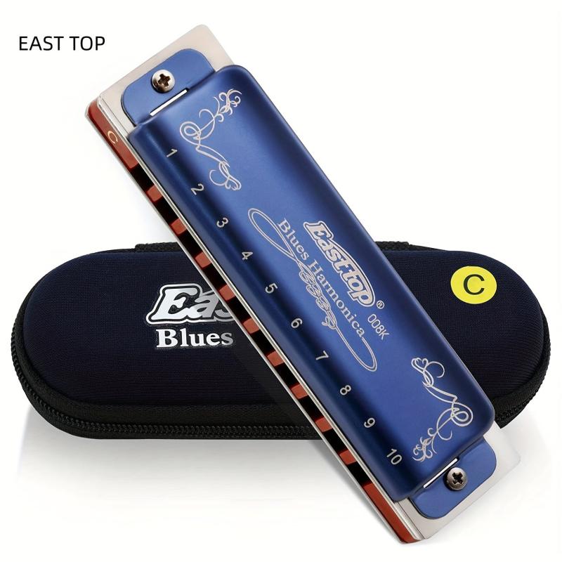 10 Hole Harmonica Key of C for Professionals & Beginners