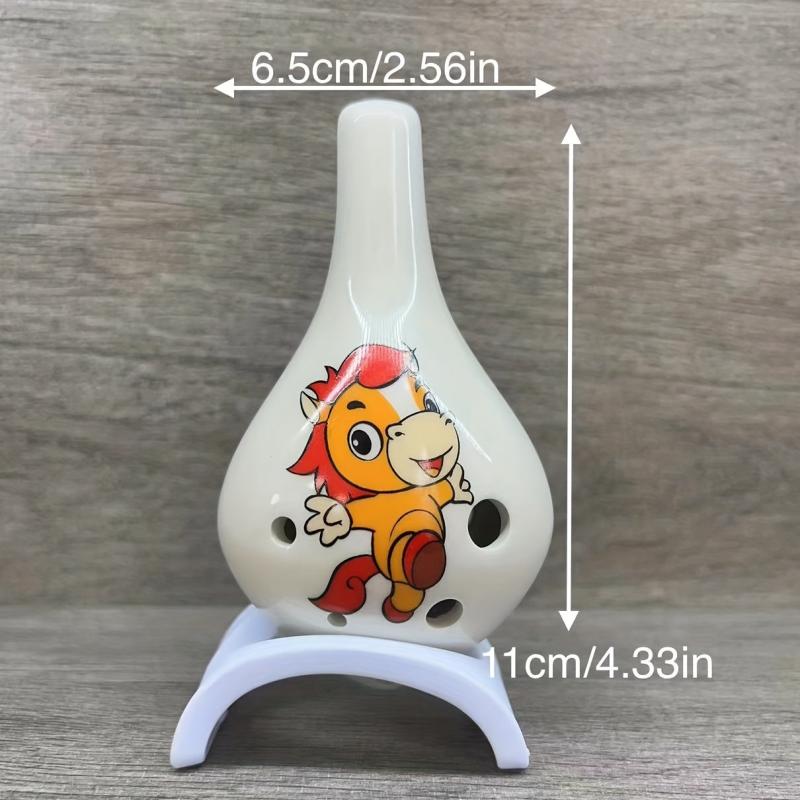 Zodiac Horse Cartoon Series AC Ocarina Long mouthed Beginner