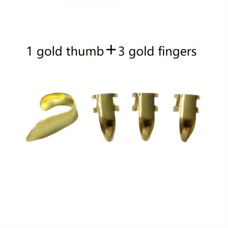 Metal Finger Pick Thumb Pick Set Guitar Pick for Better Guitar Playing