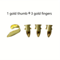 Metal Finger Pick Thumb Pick Set Guitar Pick for Better Guitar Playing