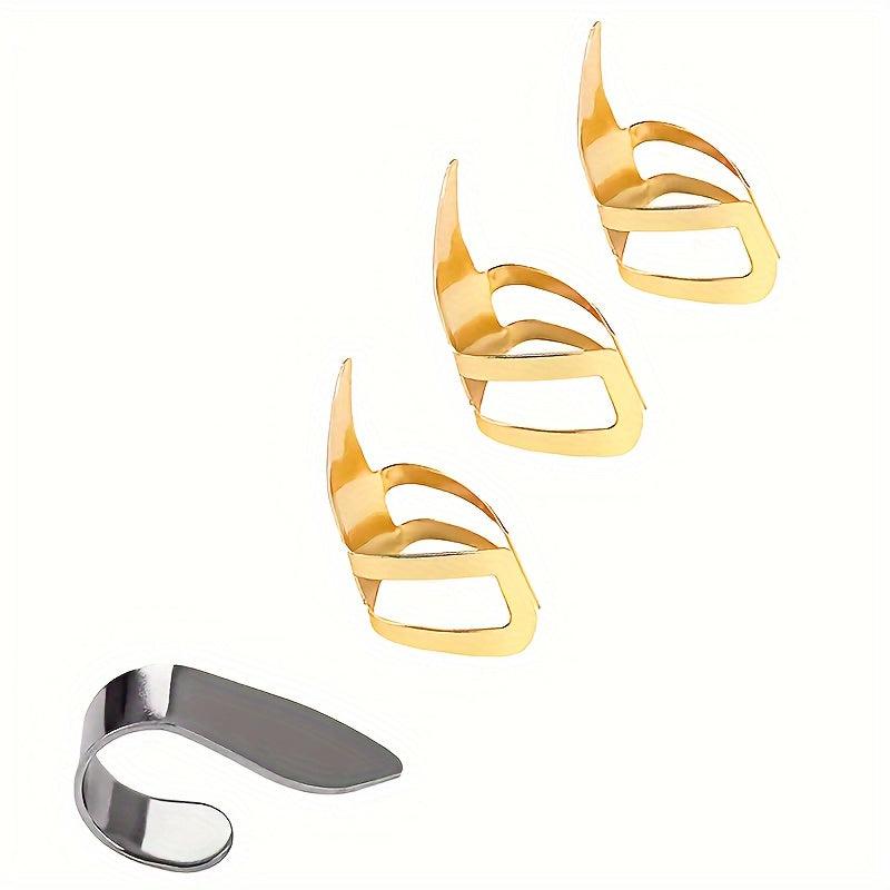 Metal Finger Pick Thumb Pick Set Guitar Pick for Better Guitar Playing