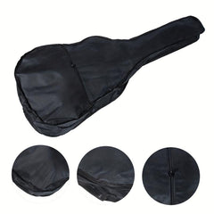 Durable Acoustic Guitar Bag with Mini Organizer and Backpack Straps