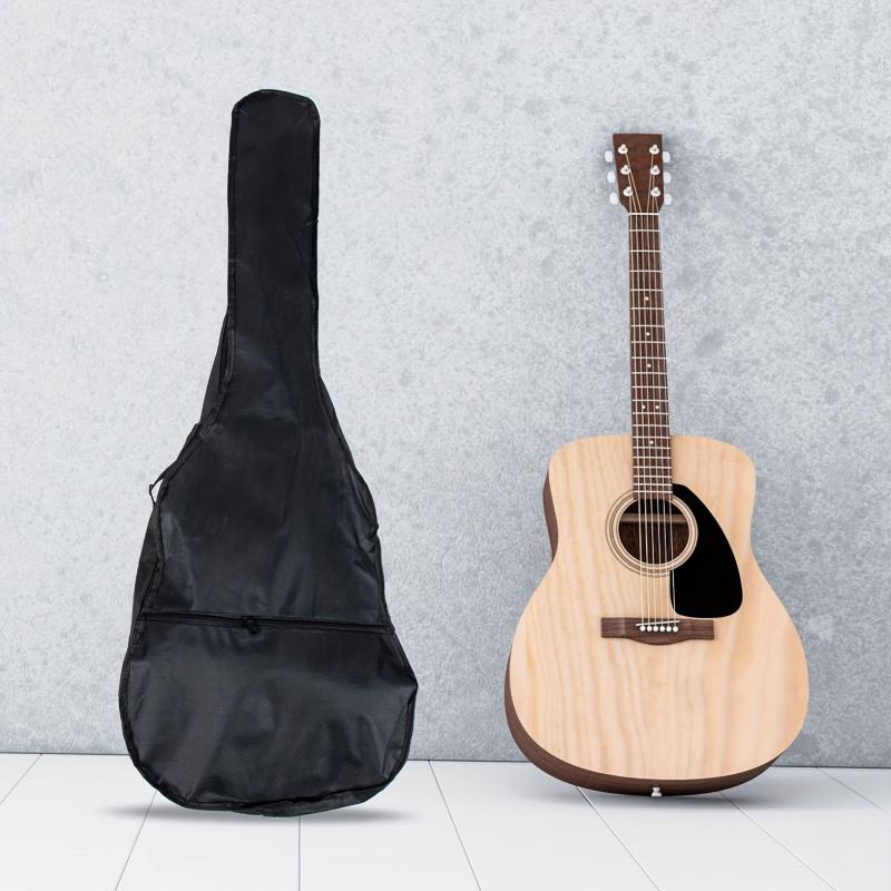 Durable Acoustic Guitar Bag with Mini Organizer and Backpack Straps