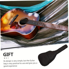 Durable Acoustic Guitar Bag with Mini Organizer and Backpack Straps