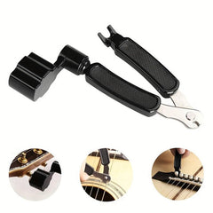 3-In-1 Guitar String Changer Multifunctional Winder Cutter Pin Puller
