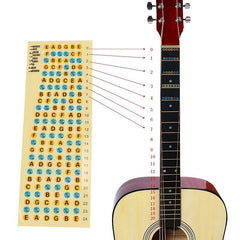 Guitar Fretboard Note Map Sticker - Easy Finger Placement Guide