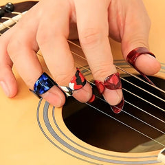 Celluloid Guitar Finger Pick Comfortable Ukulele Index Finger Pick