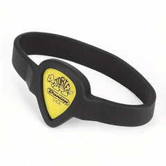 1pc Guitar Pick Sleeve Hand Ring Silicone Compact Pick Box