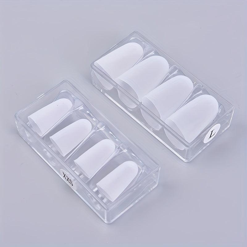 4pcs Guitar Fingertip Protectors Silicone Finger Guards for Guitar