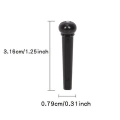 Acoustic Guitar String Nails 7 Pack - String Fixing Posts Pin Nails Plastic Nuts