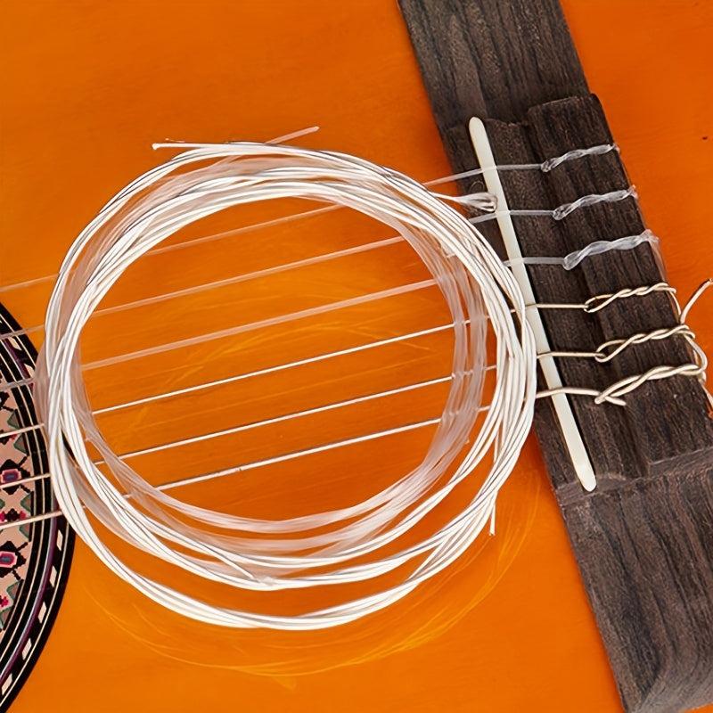 6pcs Nylon Silver Strings Set For Classical Guitar
