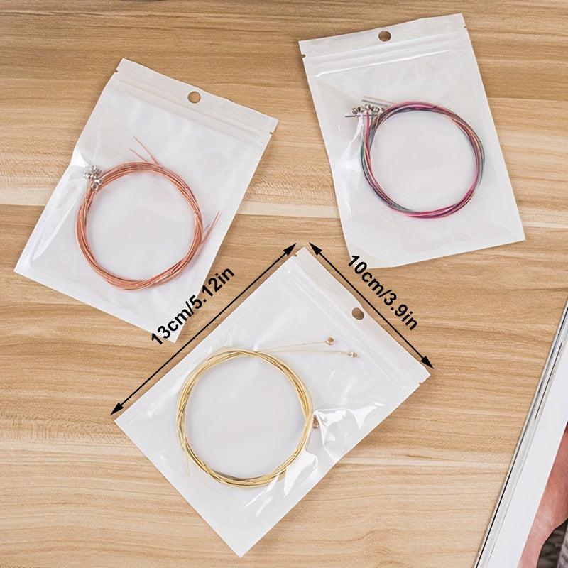 Folk Guitar Strings Red Copper Winding Soft Feeling