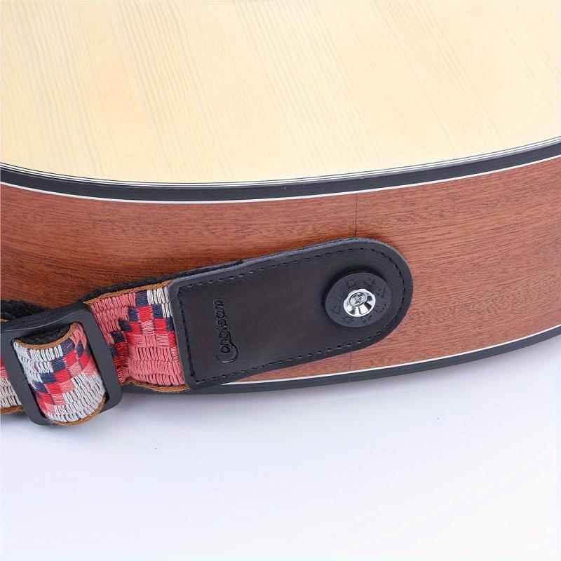 2pcs Guitar Strap Anti Break Buckle Ukulele Safety Lock Strap