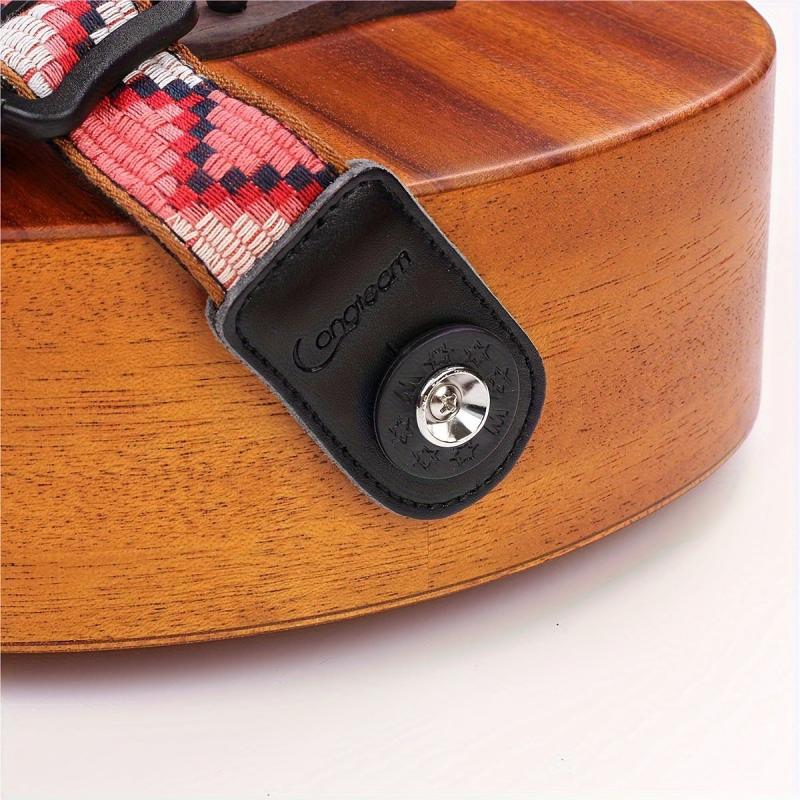 2pcs Guitar Strap Anti Break Buckle Ukulele Safety Lock Strap
