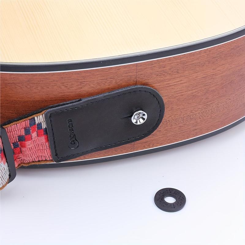 2pcs Guitar Strap Anti Break Buckle Ukulele Safety Lock Strap