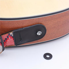 2pcs Guitar Strap Anti Break Buckle Ukulele Safety Lock Strap