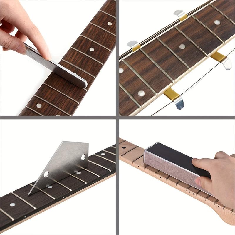 Guitar Maintenance Tool Kit Fret Crowning File Leveling Beam Sanding Leveler