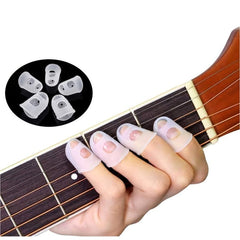 10pcs Guitar Silicone Fingertip Protector Caps For Strings Instrument