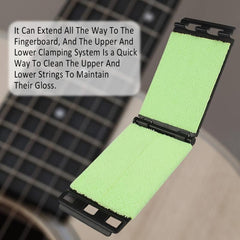 Guitar String and Fretboard Cleaner Dual Action for Guitar Bass Ukulele