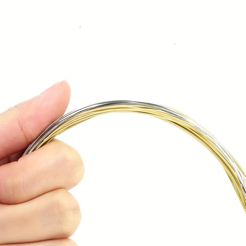 Acoustic Guitar Strings for Beginners - Bright Tone and Strong Elasticity