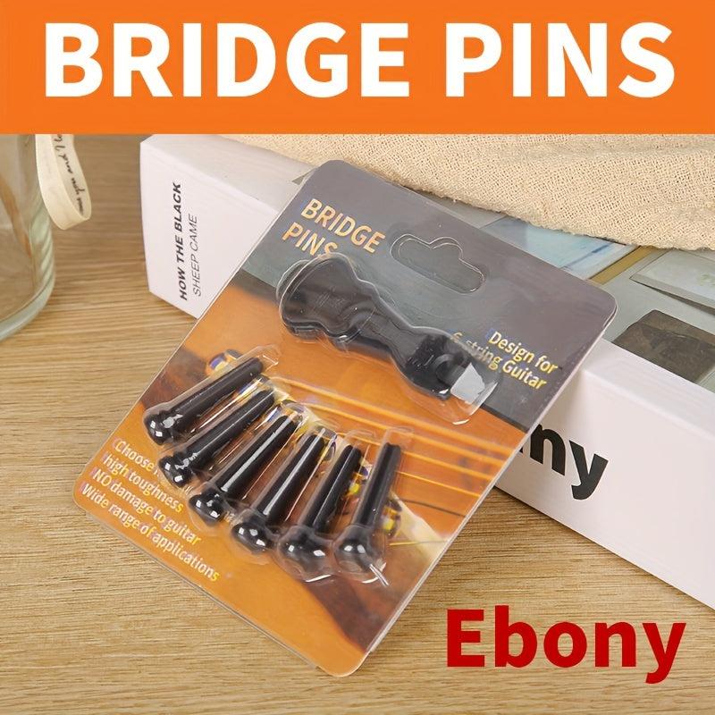 Guitar String Pegs 6pcs & 1pc Puller Bridge Pin