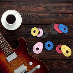6pcs Guitar Strap Blocks Silicone Safety Locks
