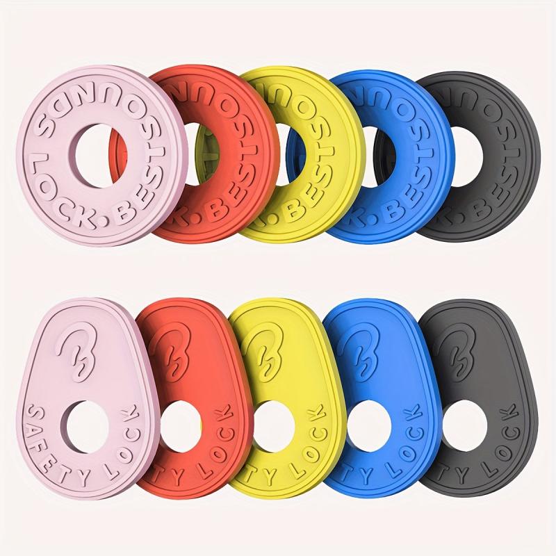 6pcs Guitar Strap Blocks Silicone Safety Locks