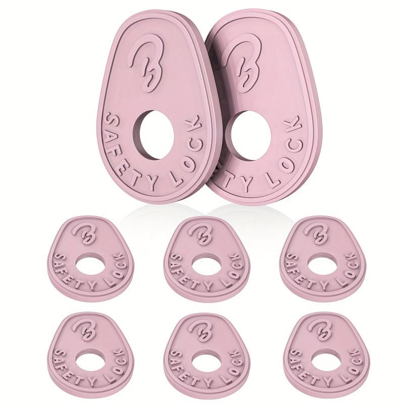 6pcs Guitar Strap Blocks Silicone Safety Locks