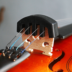 4-Piece Violin Muffler Rubber Material