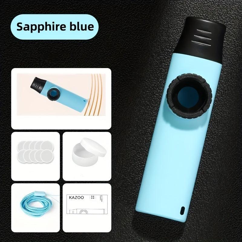 10pcs Flute Film Kazoo Set with Halter Rope for Guitar Ukulele - Easy to Carry