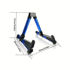 Portable Aluminum Guitar Stand Adjustable For All Instruments Keeps Safe