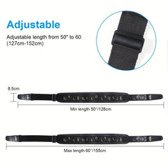 BigDeer Bass Guitar Strap 3D Sponge Filled Neoprene Material Adjustable Length