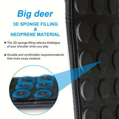 BigDeer Bass Guitar Strap 3D Sponge Filled Neoprene Material Adjustable Length