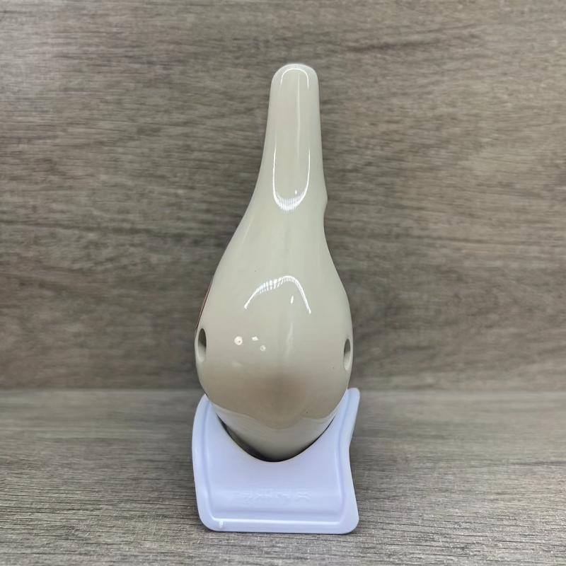 Zodiac Rabbit Cartoon Ocarina for Kids - Handmade 6 Hole AC Flute