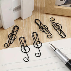 5pcs Music Note Shaped Folder Music Folder
