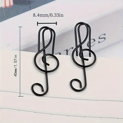 5pcs Music Note Shaped Folder Music Folder