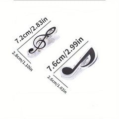 Music Notation Clips - Set of 10 Universal Clips