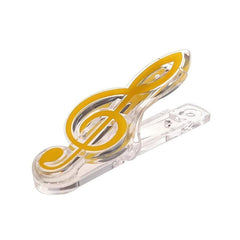 Plastic Musical Note Clips for Sheet Music Piano Guitar Violin Clef Notes