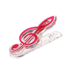 Plastic Musical Note Clips for Sheet Music Piano Guitar Violin Clef Notes
