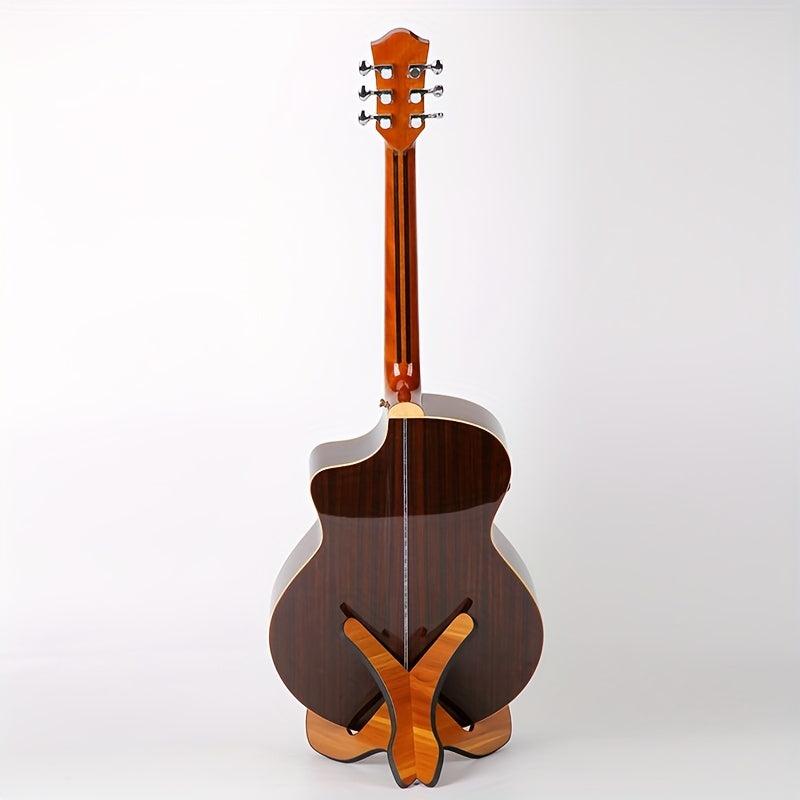 Wooden Guitar Stand for Electric & Bass Guitars