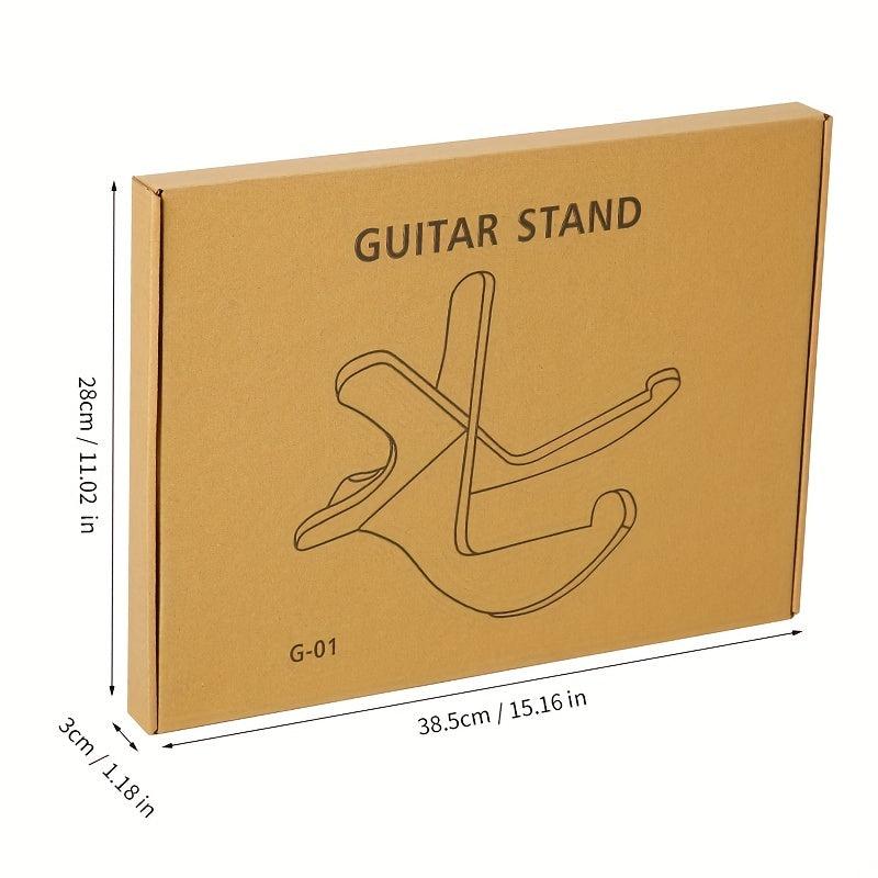 Wooden Guitar Stand for Electric & Bass Guitars