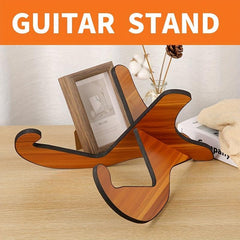 Wooden Guitar Stand for Electric & Bass Guitars