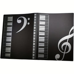 Music Sheet File Folder w/ 40 Pockets - Organize & Protect Your Music