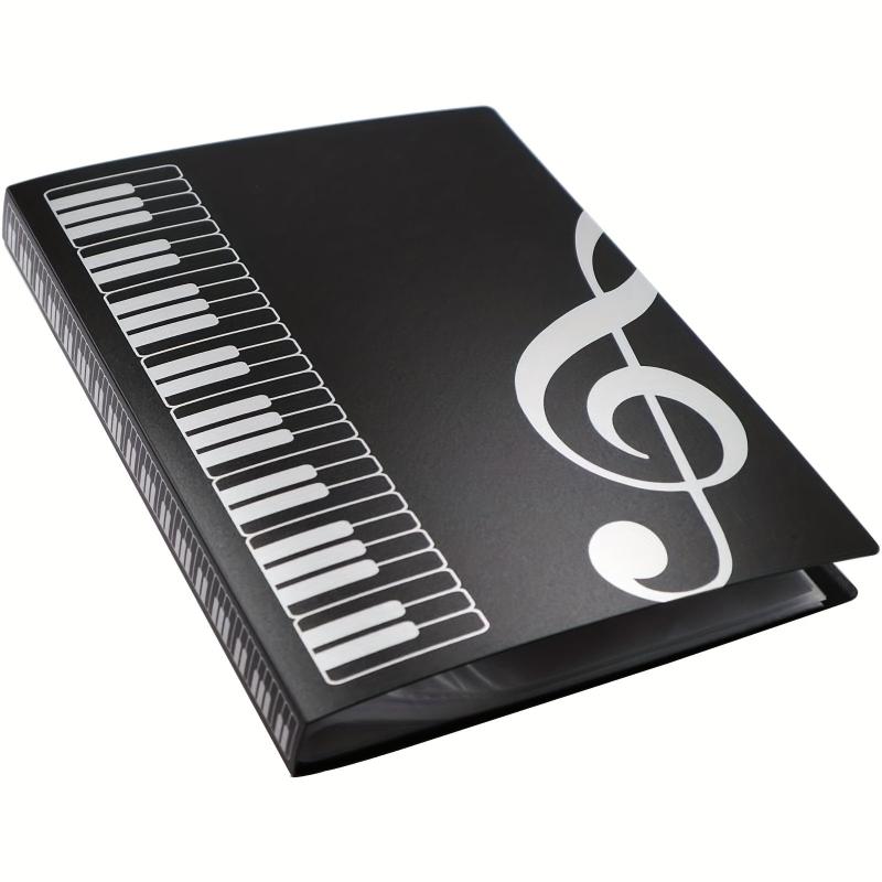 Music Sheet File Folder w/ 40 Pockets - Organize & Protect Your Music
