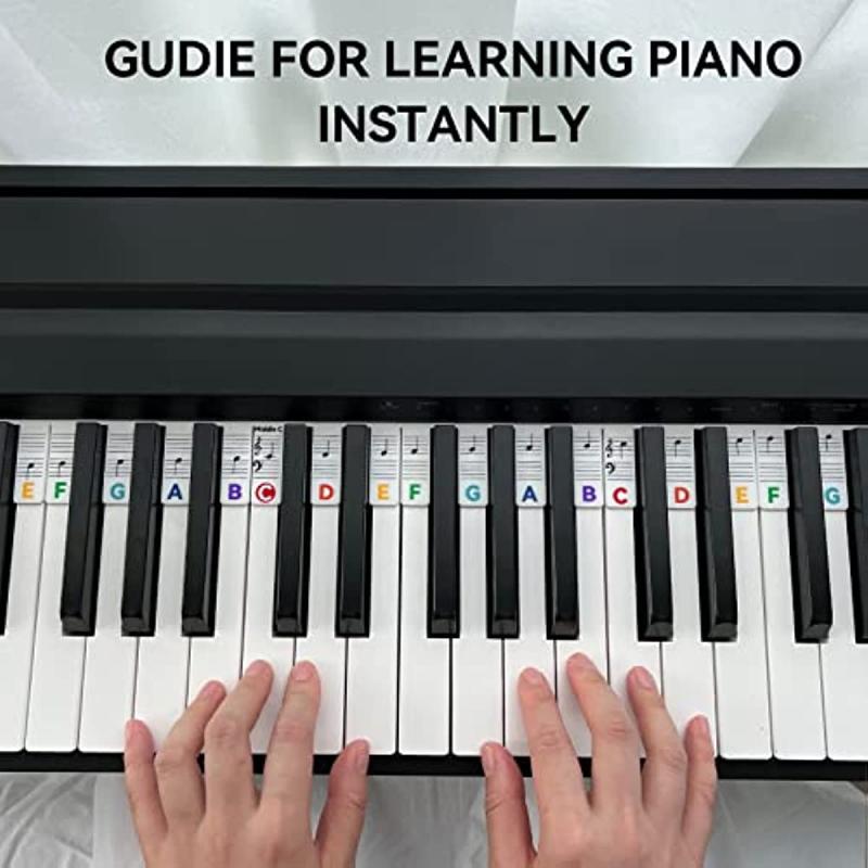 Silicone Piano Keyboard Labels for Beginners - Learn Notes Easily