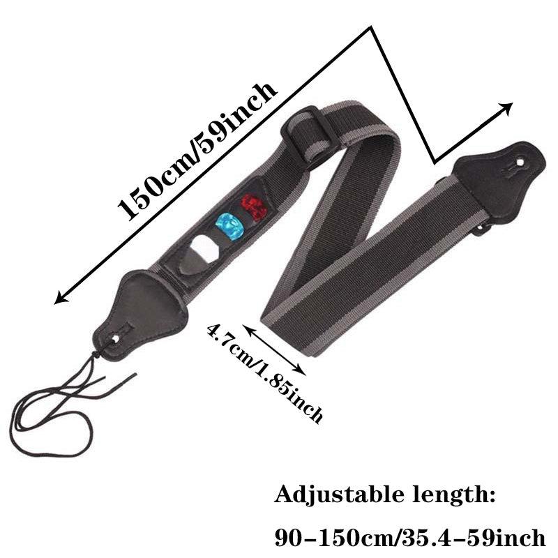 Adjustable Guitar Strap Electric Acoustic Bass Guitars